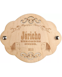 Plaque de box bois Jéricho Plaque de box bois Jéricho