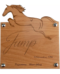 Plaque de box bois Jump