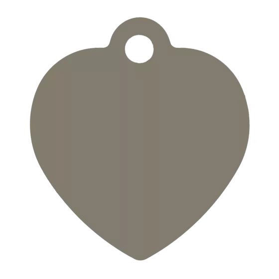 Médaille Cœur grand modèle