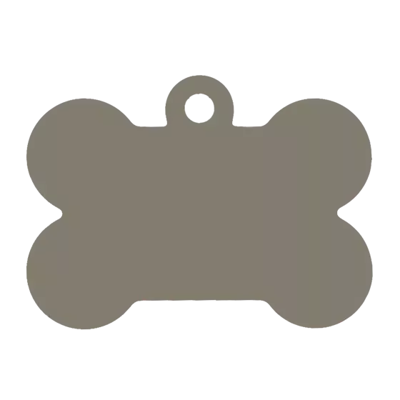 Médaille Os grand format