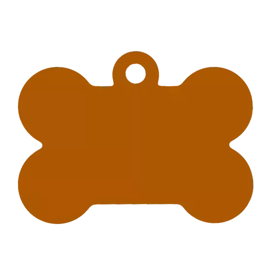 Médaille Os grand format