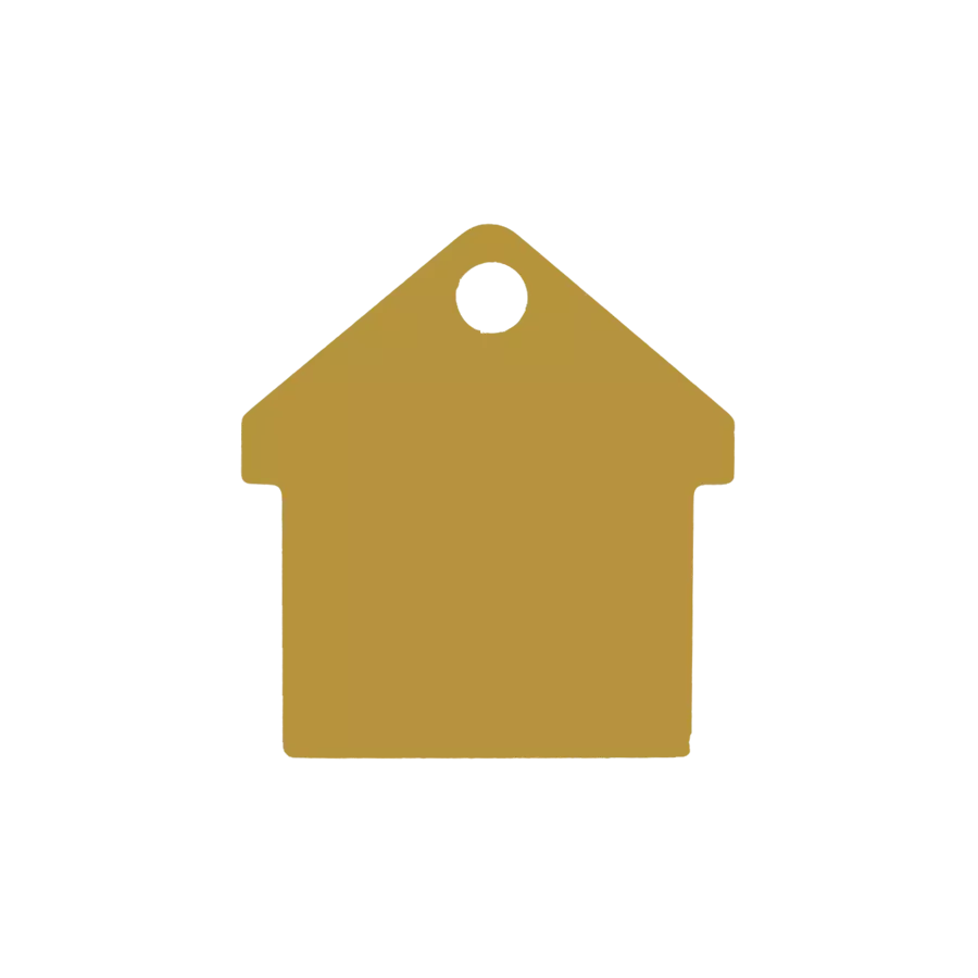 Médaille chien chat  Alu Maison