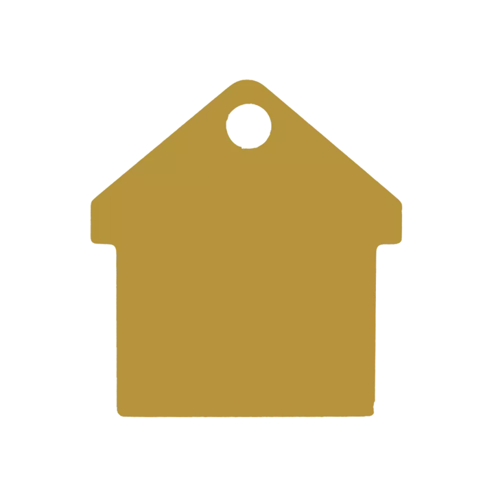 Médaille chien chat  Alu Maison