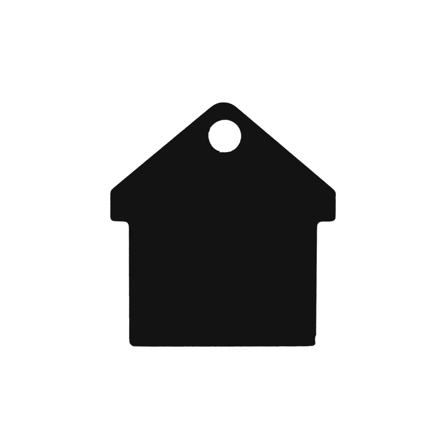 Médaille chien  Alu Maison