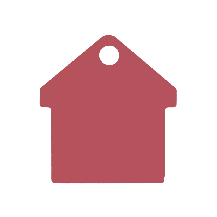 Médaille chien chat  Alu Maison