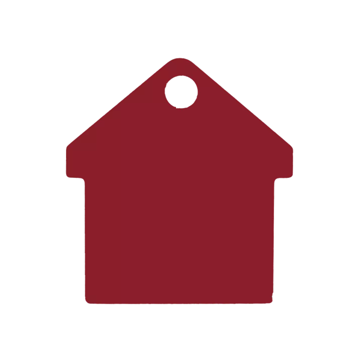 Médaille chien chat  Alu Maison