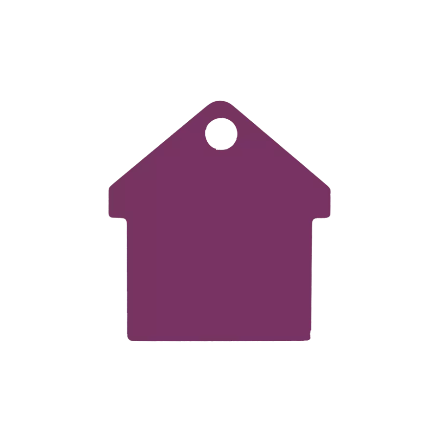 Médaille chien chat  Alu Maison