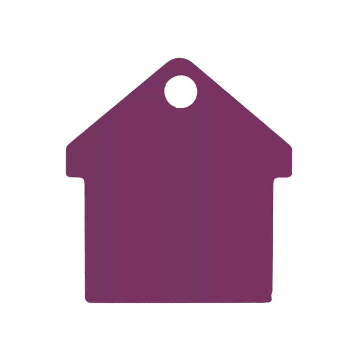 Médaille chien chat  Alu Maison