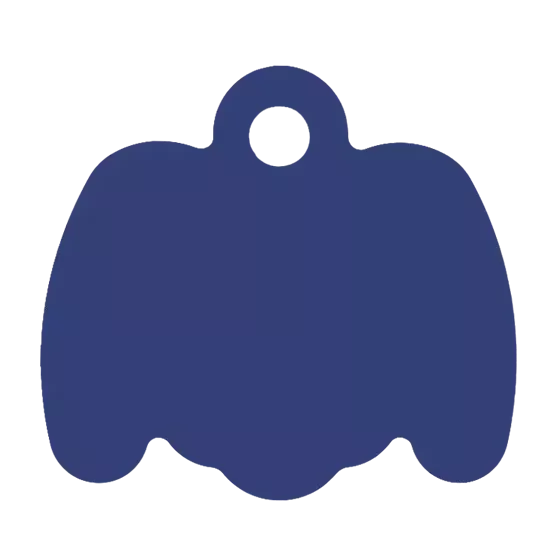 Médaille Octogonale Tête de chien