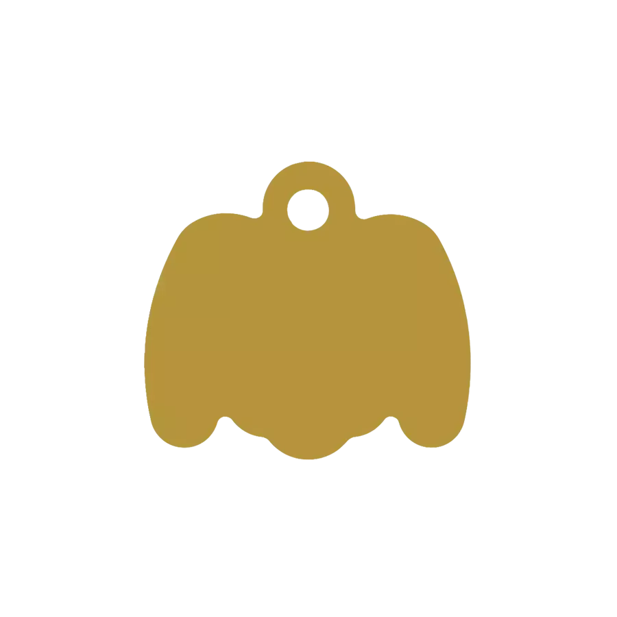 Médaille Octogonale Tête de chien