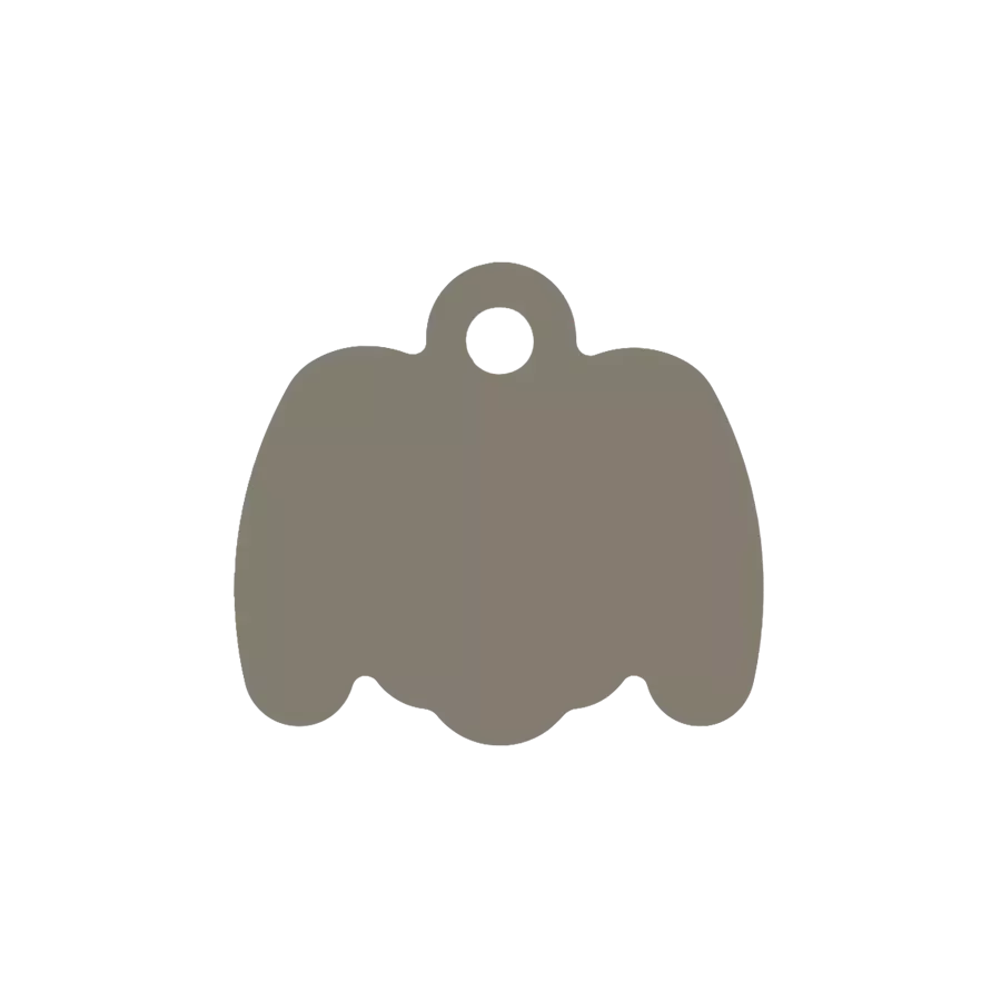 Médaille Octogonale Tête de chien