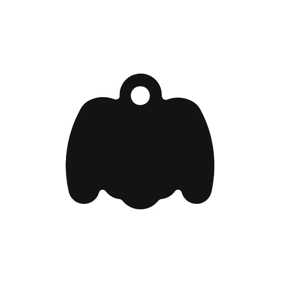 Médaille Octogonale Tête de chien