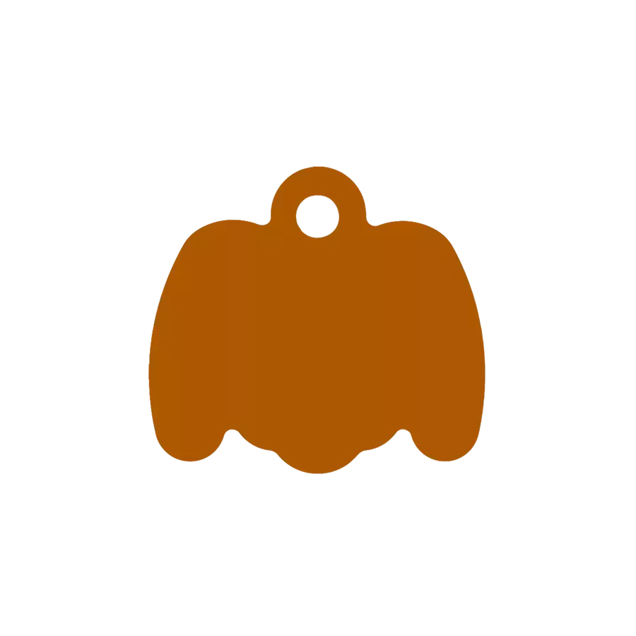 Médaille Octogonale Tête de chien