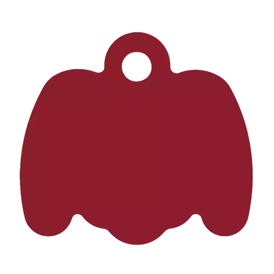 Médaille Octogonale Tête de chien