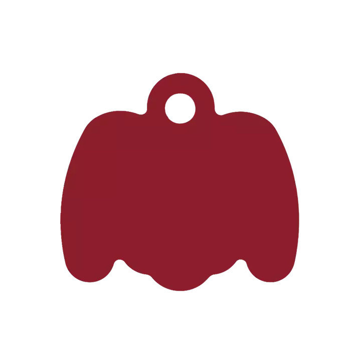 Médaille Octogonale Tête de chien