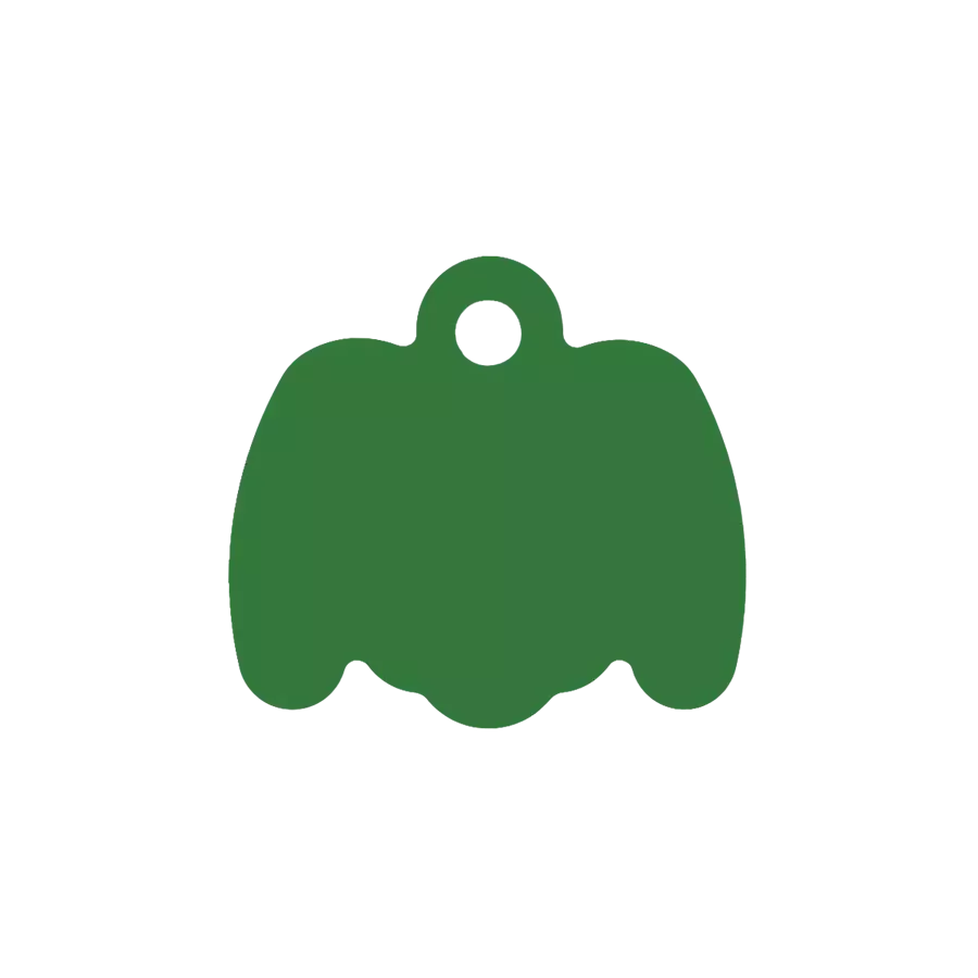 Médaille Octogonale Tête de chien