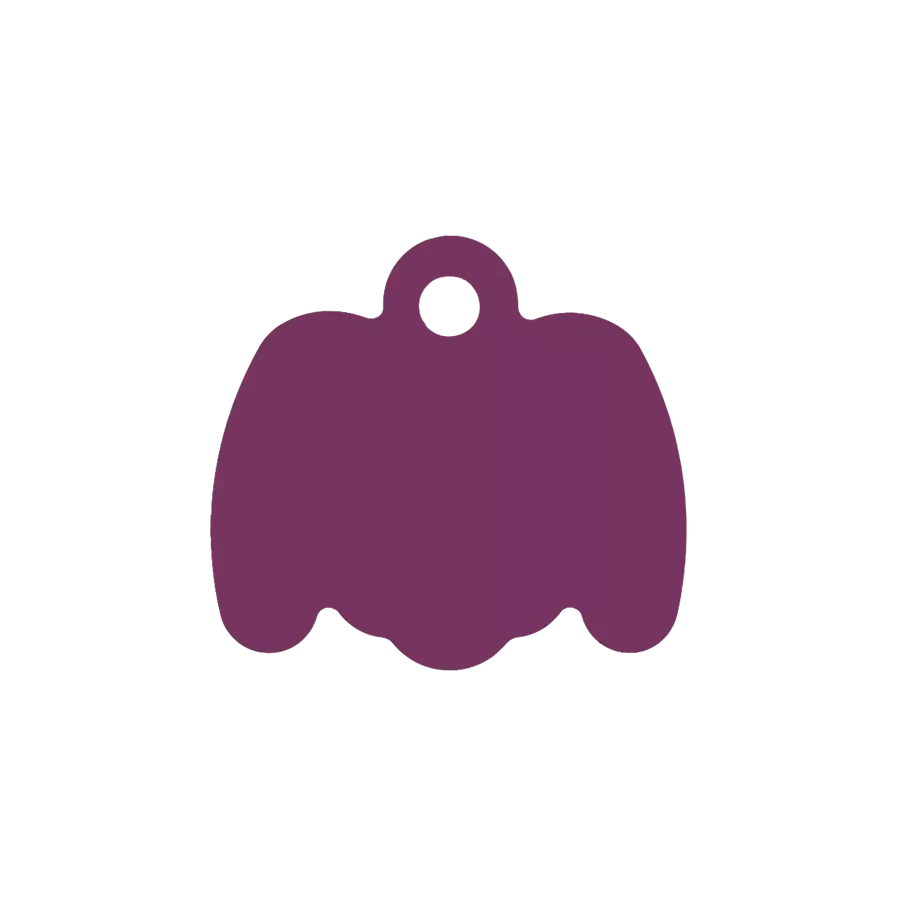 Médaille Octogonale Tête de chien