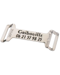 Plaque pour collier chien 24 mm