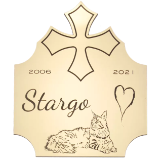 Plaque souvenir Animal de compagnie CR