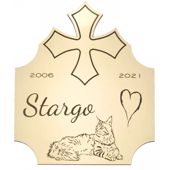 Plaque souvenir Animal de compagnie CR