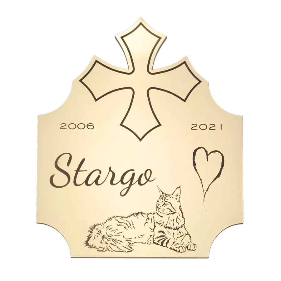 Plaque souvenir Animal de compagnie CR Plaque souvenir Animal de compagnie CR