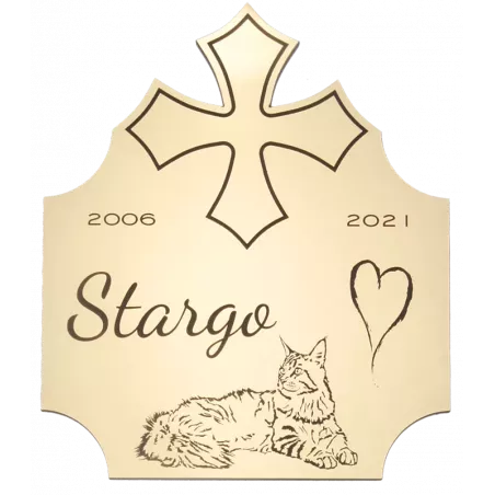 Plaque souvenir Animal de compagnie CR