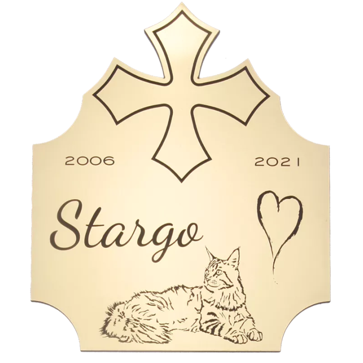 Plaque souvenir Animal de compagnie CR