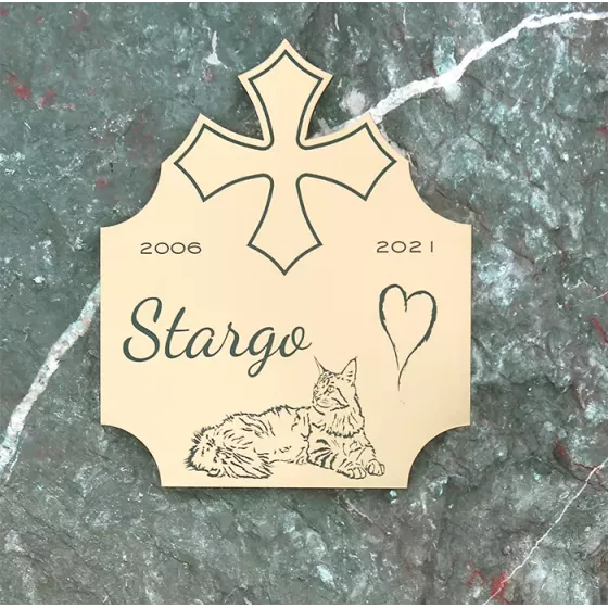 Plaque souvenir Animal de compagnie CR