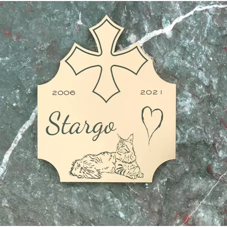 Plaque souvenir Animal de compagnie CR