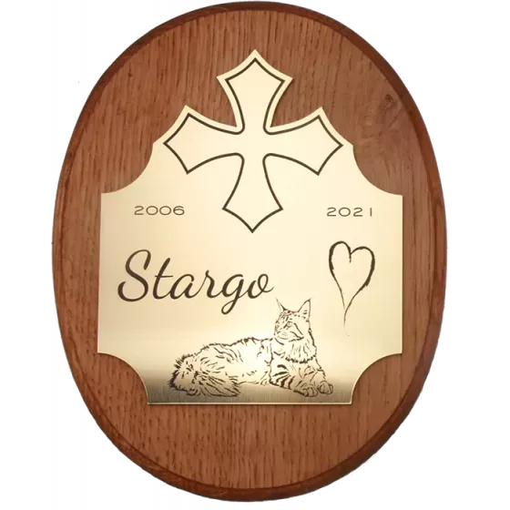 Plaque souvenir Animal de compagnie CR