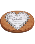 Plaque commémorative coeur pour chien ou chat
