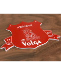 Plaque de box blason Rouge