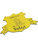 Plaque de box blason  jaune