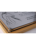 Plaque de box cheval personnalisée - P