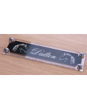 Plaque de box cheval - P