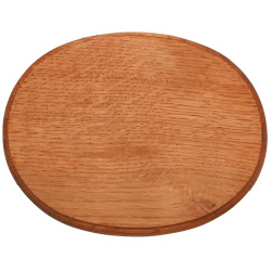 Support en chêne ovale