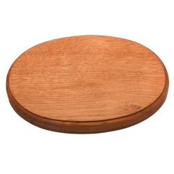 Support en chêne ovale