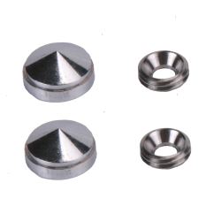 Cache-Vis chromé (x2)