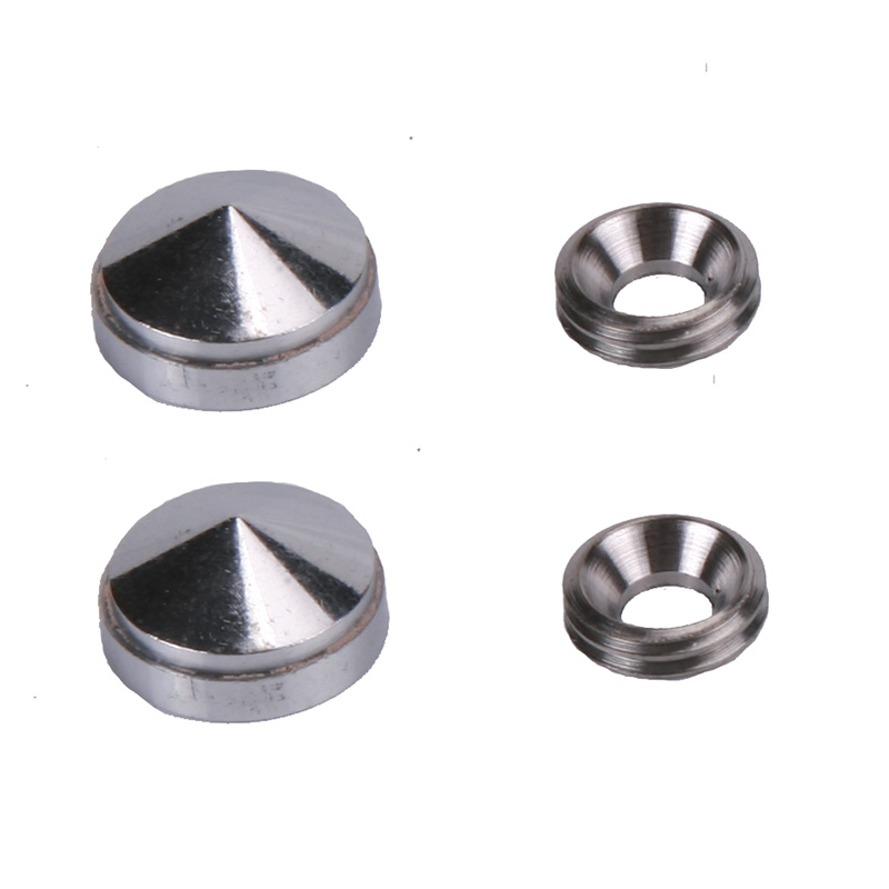 Cache-Vis chromé (x2)