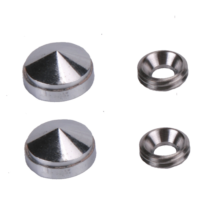 Cache-Vis chromé (x2)