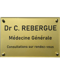 Plaque professionnelle médecin Plaque professionnelle médecin