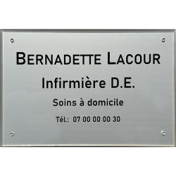 Plaque profession libérale