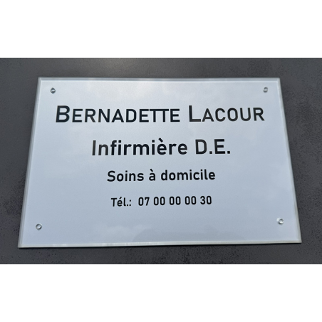 Plaque profession libérale