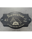 Plaque Maison Bois