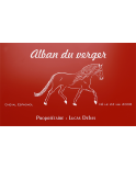 Plaque de box personnalisée rouge - série A