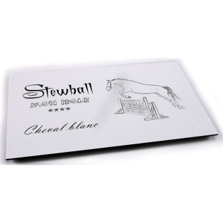 Plaque de box personnalisable - série A