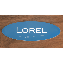 Plaque de Box Ovale Bleue