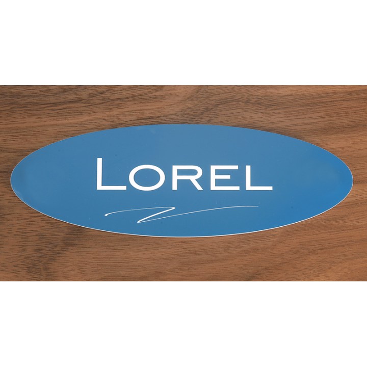 Plaque de Box Ovale Bleue