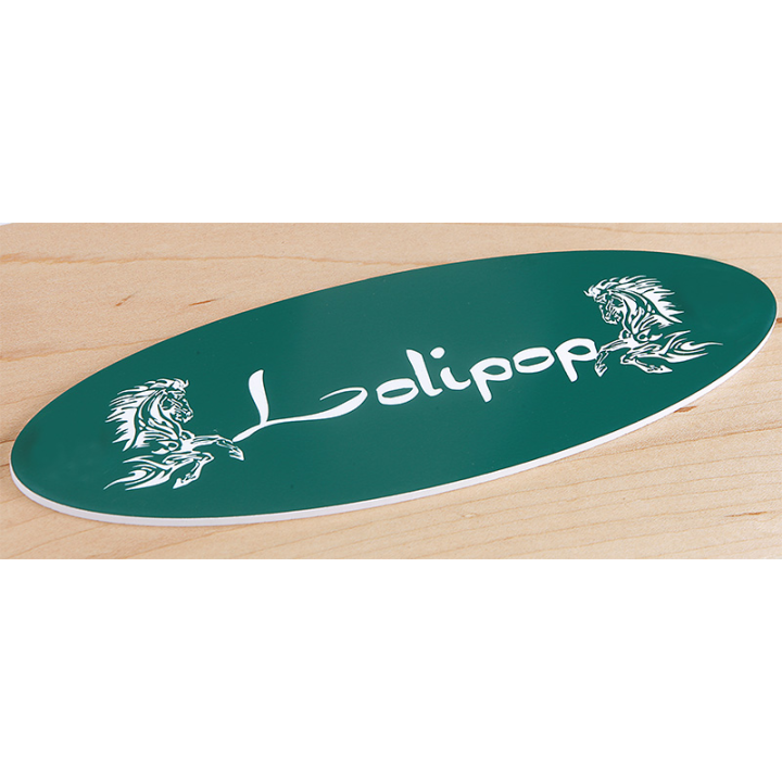 Plaque De Boxe Ovale Verte