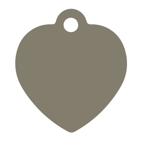 Médaille Cœur grand modèle